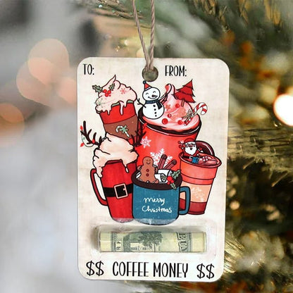 🎅💸 Handcrafted Wooden Money Holders Gift