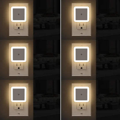 🔥Night Lights Plug into Wall 6-Pack, Plug in Night Light, Dusk to Dawn Nightlight Led Night Lights✨