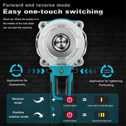 20V Brushless Cordless Impact Wrench Set