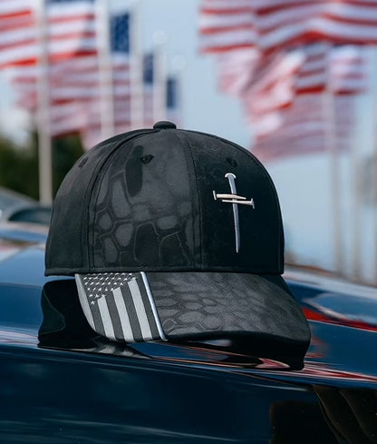 ✝️Adjustable Jesus 3 Nail Cross Hat?