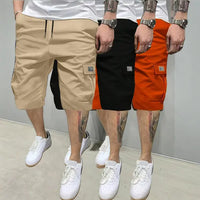 Khaki + Black + Orange