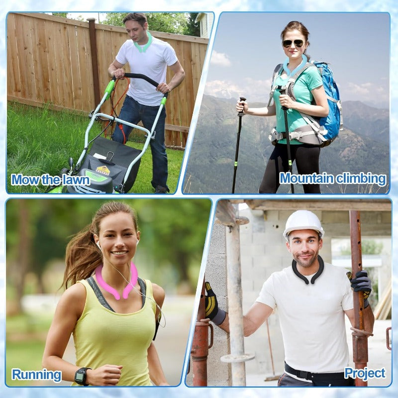 Reusable Cooling Neck Ring – Long-Lasting Sweat-Free Relief