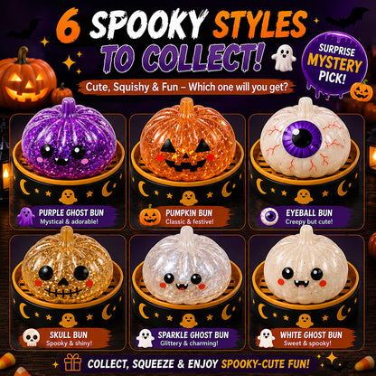 🔥 50% OFF TODAY 🎃 Halloween Steamed Bun Squishy Mystery Box Toy