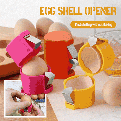 🎊Stainless Steel Egg Opener – Crack, Cut, and Separate Eggs Easily🍳