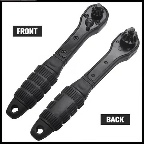 ️Father‘s Day Hot Sale2 in 1 Drill Chuck Ratchet Spanner