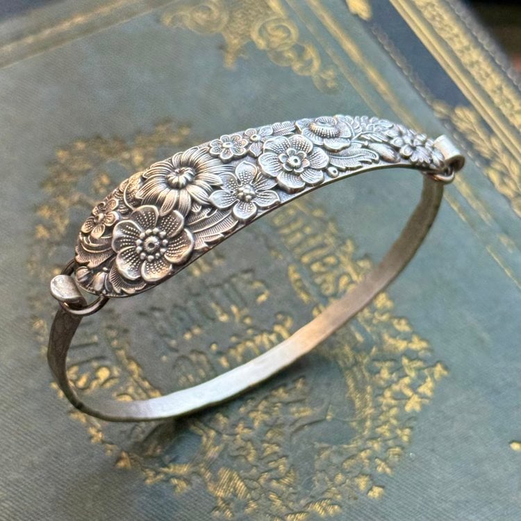 Handmade Spoon Bangle - Crafted by Vintage Spoon