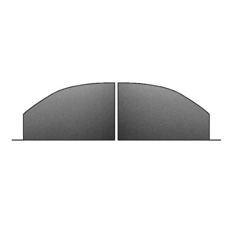 HIGH ELASTICITY-(2 PCS) FRONT WINDOW
