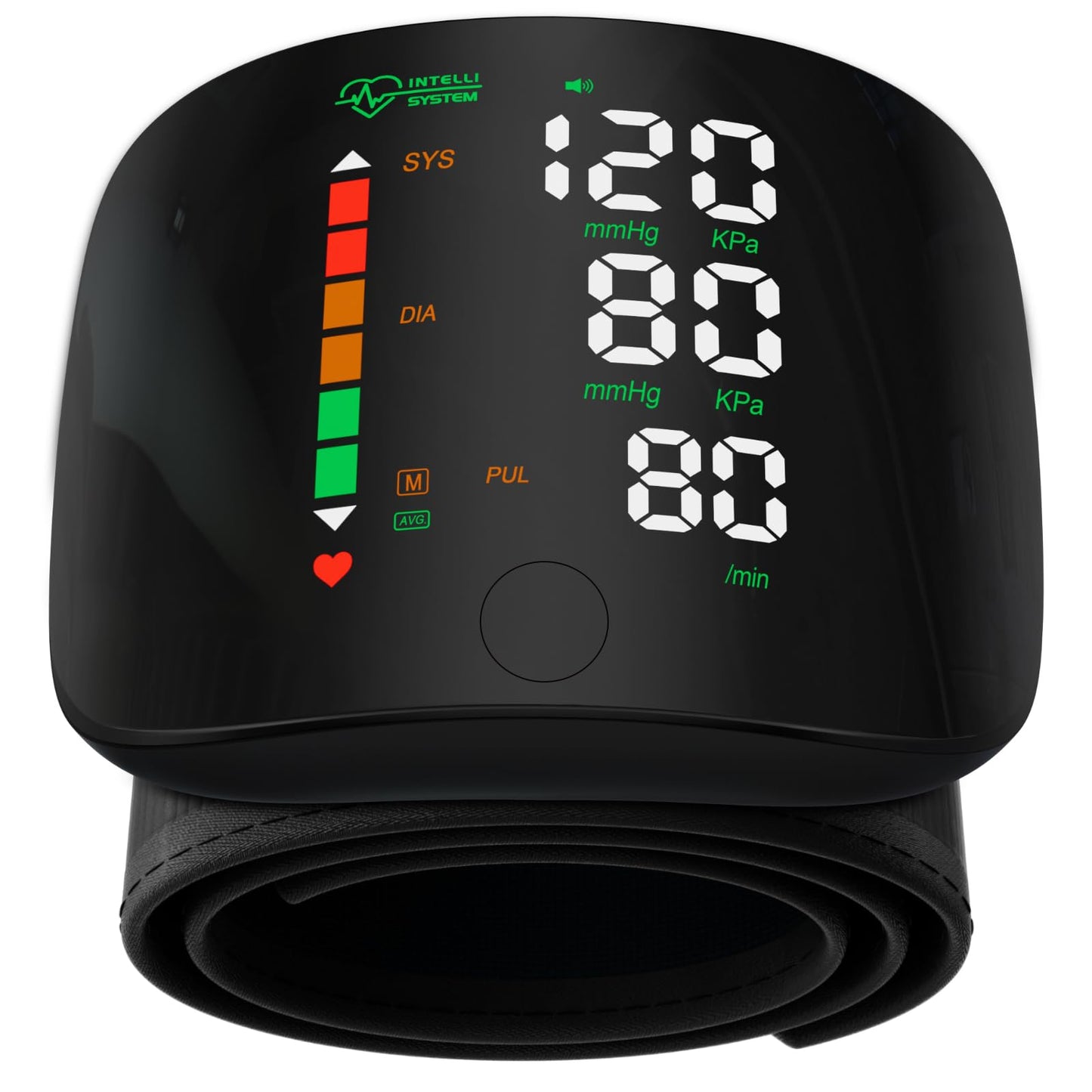 Wrist Blood Pressure Monitor Led Display, Touch Screen Wrist Blood Pressure Cuff