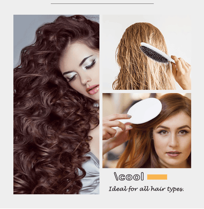 TIKTROVE Miracle Brush –Smoother, Stronger, Shinier Hair - Boar Bristle Brush