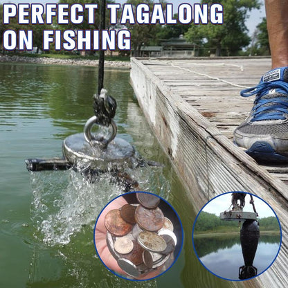 Fishing Magnet: 350LBS Super Strong Neodymium Magnet  🧲
