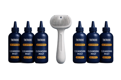 Tiktrove FreshFur Shower Brush + Cleansing Mist