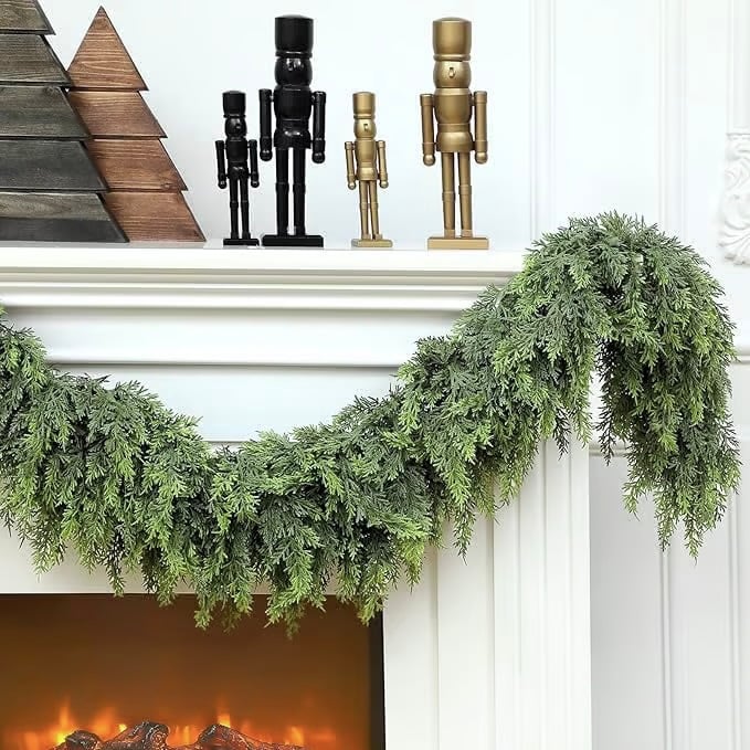 🎅⛄2025 Christmas Artificial Cedar Garland🎄