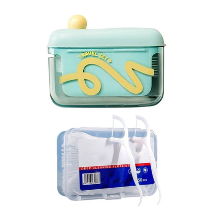 Portable Automatic Pop-up Dental Floss Box