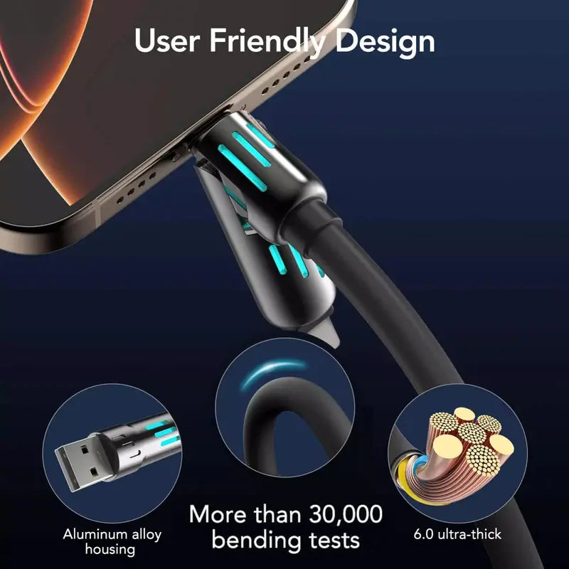 📲4-in-1 USB Charging Cable fast charging MAX 240W⚡