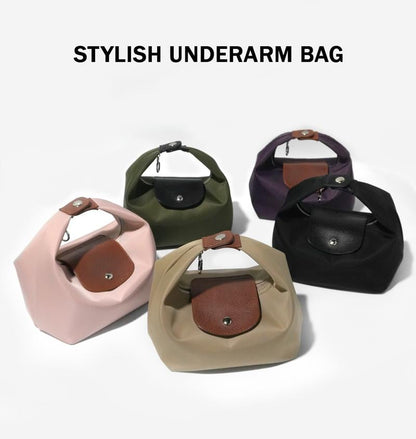 ⚡🔥Fashion Crescent Bag Lightweight Durable Nylon Handbag with Adjustable Strap Satchel