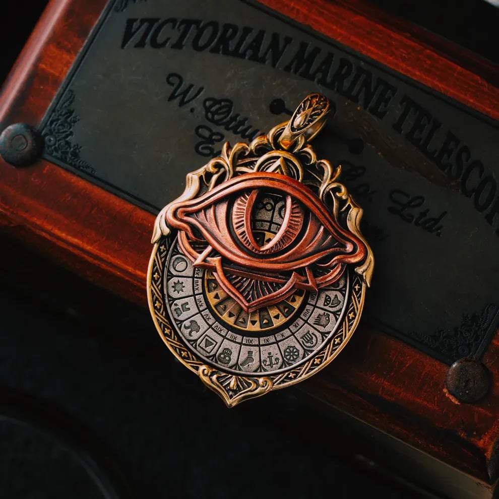 🔥👁️‍🗨️Handmade Tarot Vision Pendant: Connect to Cosmic Wisdom Anytime(✨Comes with instruction manual)