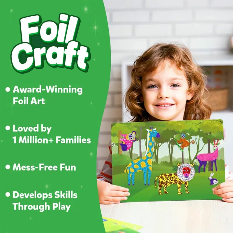 Foil Art & Craft Activity 🤲💓No Mess Art Kit