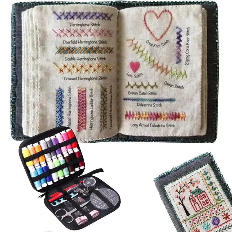 🔥 🌈Beginner-Friendly💕 Embroidery Stitch Book
