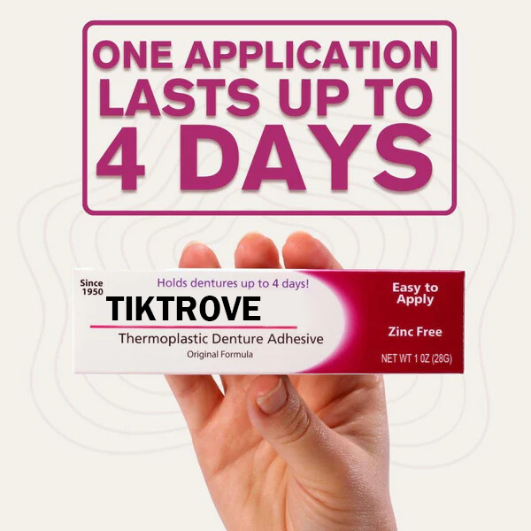 Thermoplastic Denture Adhesive ✨🎁