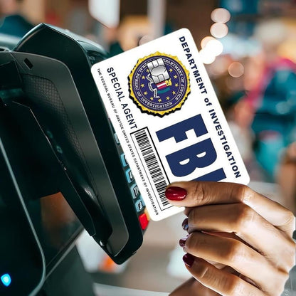 Secret Agent Card Skins Kit: FBI/ICE Designs  • Cosplay & Gift Stickers