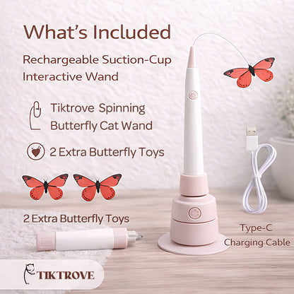 Smart Butterfly Cat Toy — Automatic Teaser for Active Cats 🐾