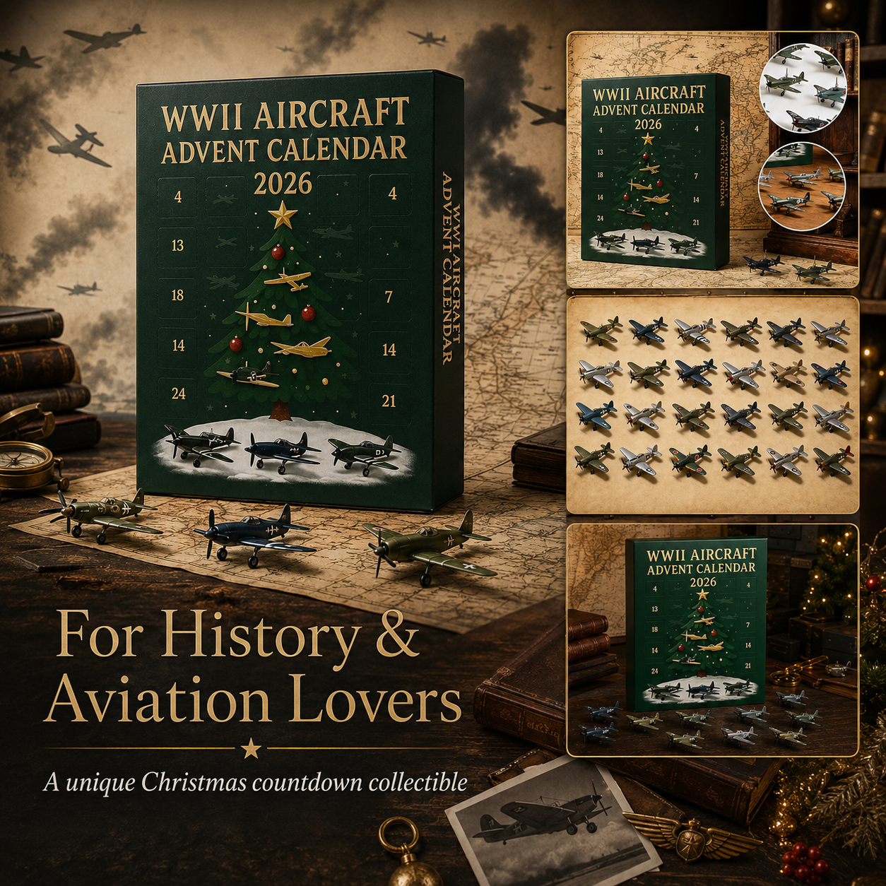 2026 Aircraft Advent Calendar World War II Plane