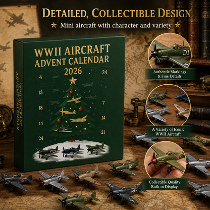 2026 Aircraft Advent Calendar World War II Plane