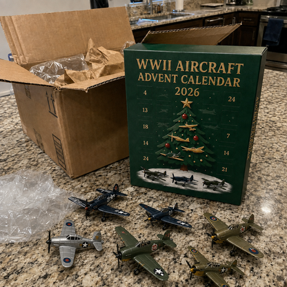 2026 Aircraft Advent Calendar World War II Plane