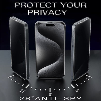 Military-Grade Privacy Screen Protector with Ultra-easy Install Box