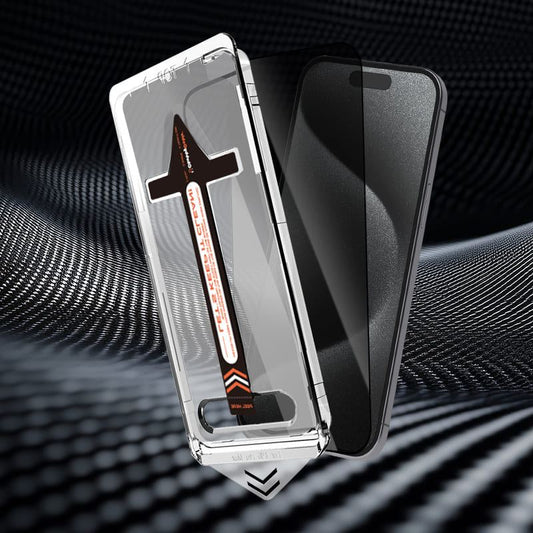 Military-Grade Privacy Screen Protector with Ultra-easy Install Box