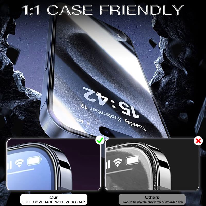 Military-Grade Privacy Screen Protector with Ultra-easy Install Box