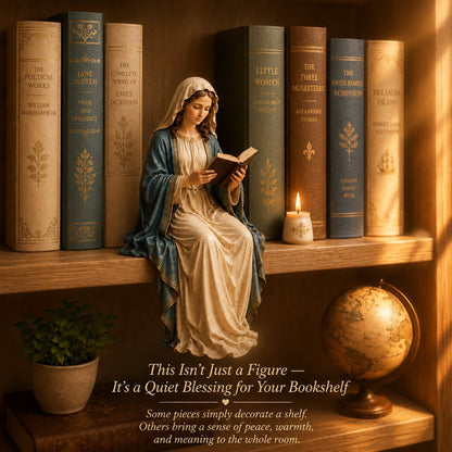 Virgin Mary Reading Figure