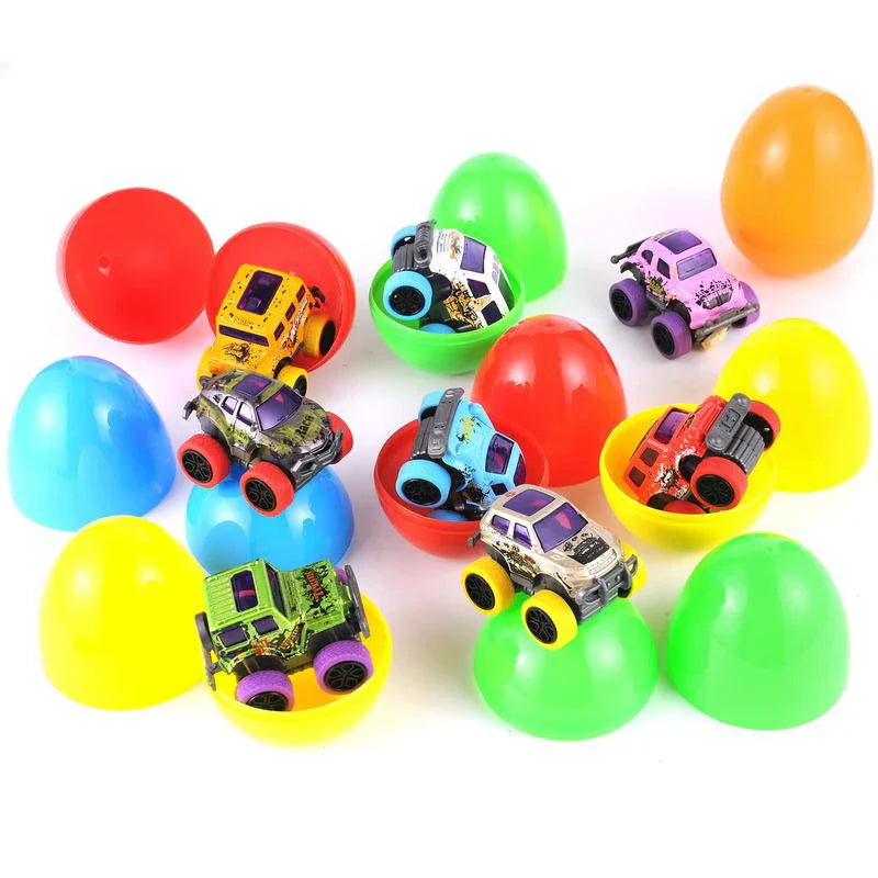 Tiktrove Easter Eggs with Monster Trucks