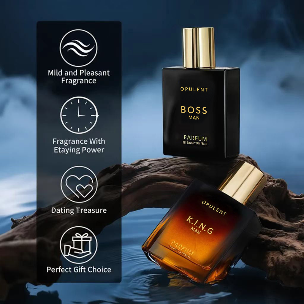 Gentlemen’s Fragrance Set with BOSS MAN Perfume & K.I.N.G. MAN Aroma.