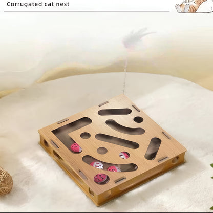 Cat Scratch Puzzle Enrichment Box