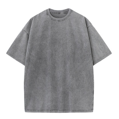 Vintage Washed Cotton Oversized T-Shirt – Unisex