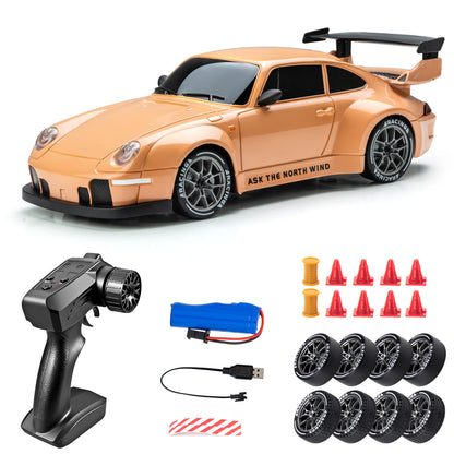 1:24 Scale 4WD Remote Control Car For 3-15,RC Drift Car with LED