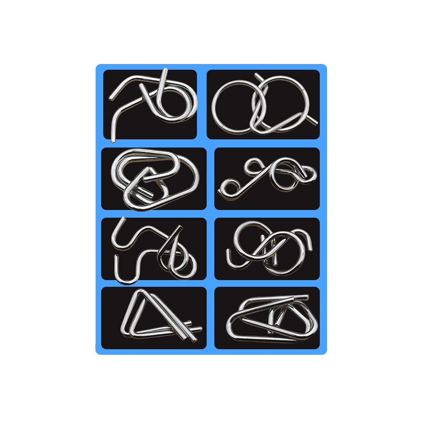 Untangling Iron Link Unlock Interlock Game