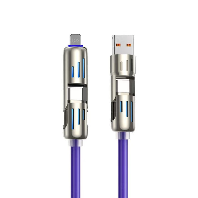📲4-in-1 USB Charging Cable fast charging MAX 240W⚡