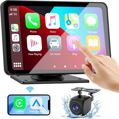🔥Upgraded Wireless CarPlay Screen for Andriod & Iphone