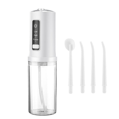 Four-hole portable foldable interdental cleaner - intelligent dental flosser.