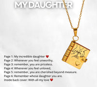 Daughter hand in hand (gold )