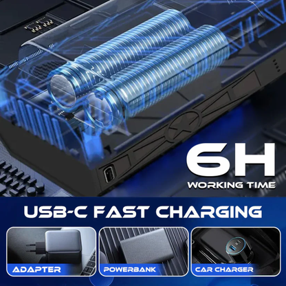 TIKTROVE Snow Master Pro LED Turbo Blower