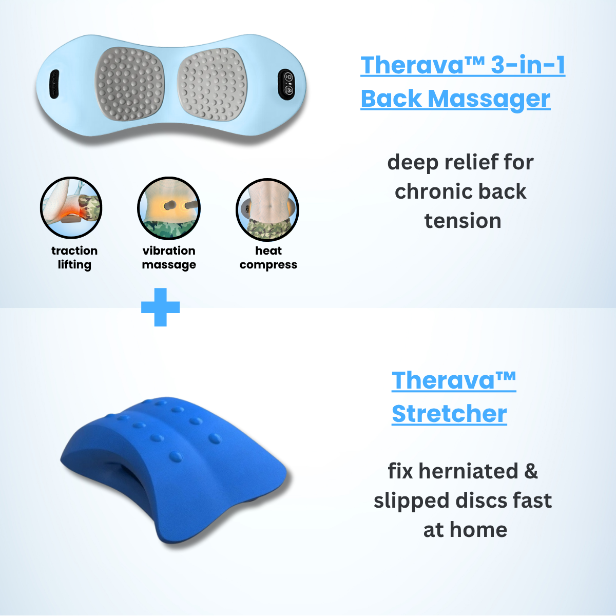 Original Therava 3-in-1 Back Massager