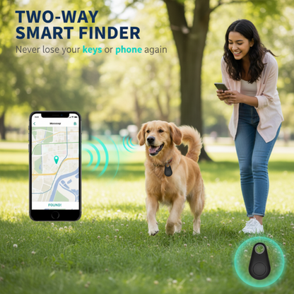 Two-Way Location Tracking Alarm Pet Tracker（People, objects, and pets can use it）