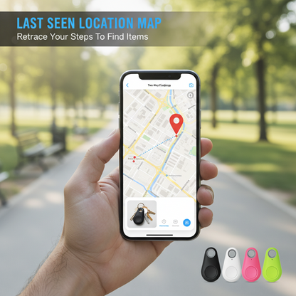 Two-Way Location Tracking Alarm Pet Tracker（People, objects, and pets can use it）