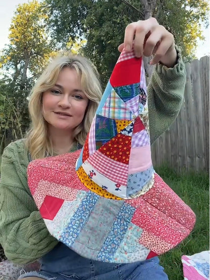 The Quilted Witch Hat | Handcrafted Folk Art Hat