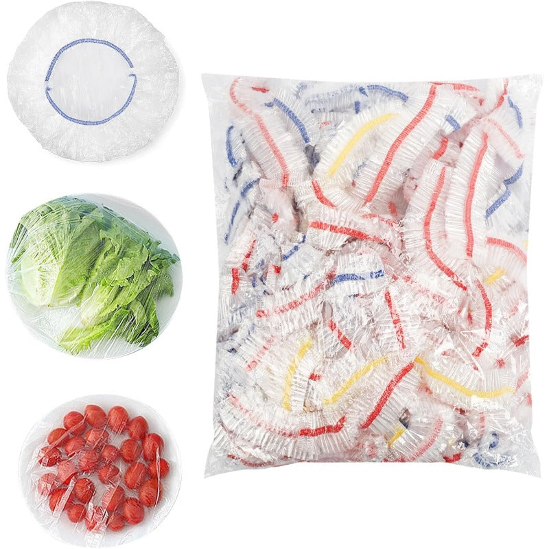 Tiktrove Fresh Keeping Bags – Elastic Plastic Bowl Covers