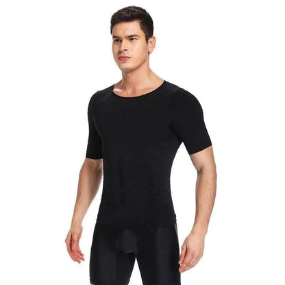 Men's Body Shaper Compression Workout T-shirt
