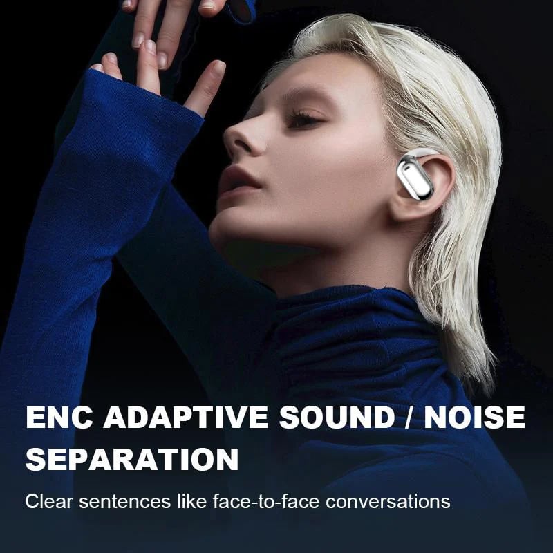 🔥⏰True Powerful Bluetooth 5.4 Open Ear Earbuds, IPX5 Waterproof